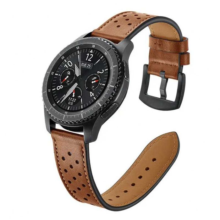 Curea piele 22mm ceas Huawei Watch GT2 Pro GT3 GT4 Samsung Watch