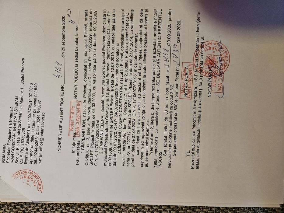 Vânzare teren  Cheia, Maneciu,Prahova