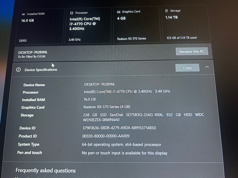 Pc pentru gaming