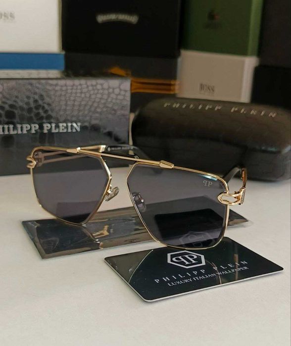 Очки Philipp Plein Lux Gold Black снижение цен