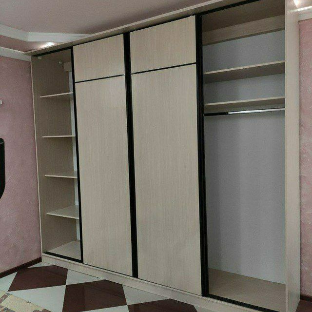 Стелаж витирина полкалар