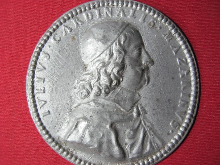 Medalie unifata,IVLIVS CARDINALIS MAZARINVS,turnata sec XIX.