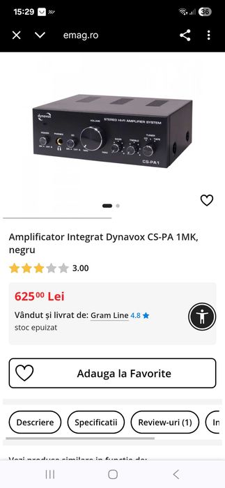 Sterio HI-FI Amplificator System Dynavox