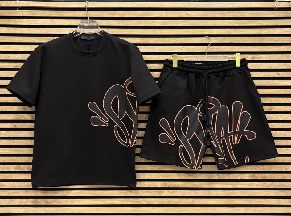 Nike / Syna World / Essentials HELLSTAR / Corteiz Летни Къси Екипи Тениска И къси панталони комплект Памук  /