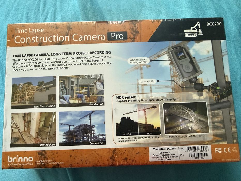 BRINNO BCC200 Bundle Camera de Constructii Time Lapse