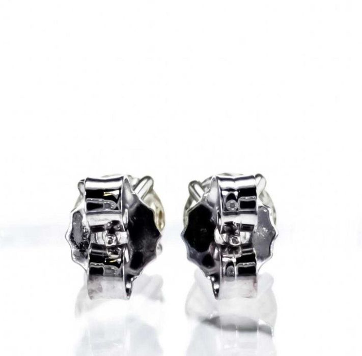 Cercei aur alb 14 k cu diamante naturale 1.44 ct cu certificat