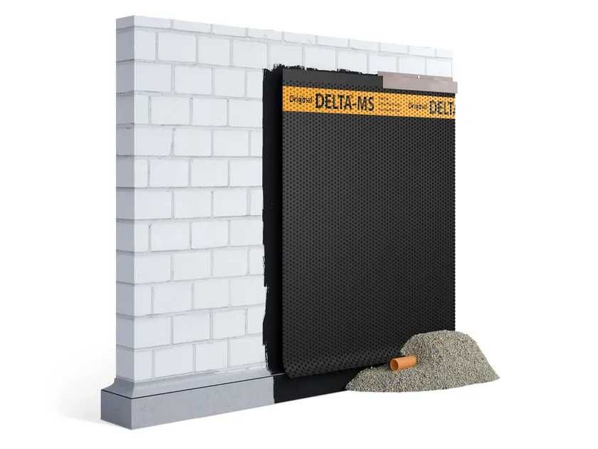 Профилированная мембрана,дренажная мембрана DELTA Турция