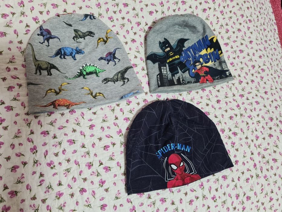Шапки с героями для мальчиков