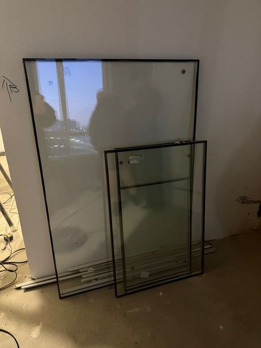 Пластиковое окно с дверью