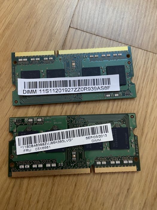 Memorie Laptop Samsung SO-DIMM DDR3-1600 4GB PC3I-12800 204 PIN+1 GB