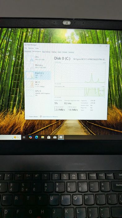 Thinkpad l15 i5 gen 10 8gb ssd256