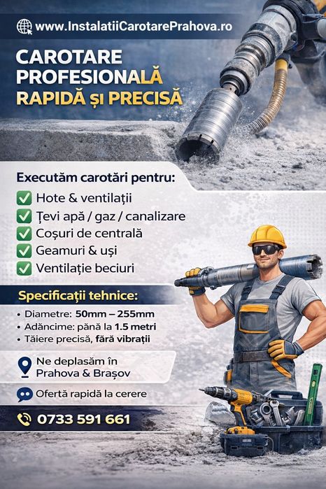 Instalati termice SERVICII CAROTARE