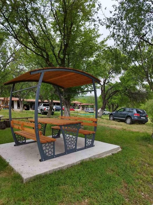 Дървени беседки - 3 модела