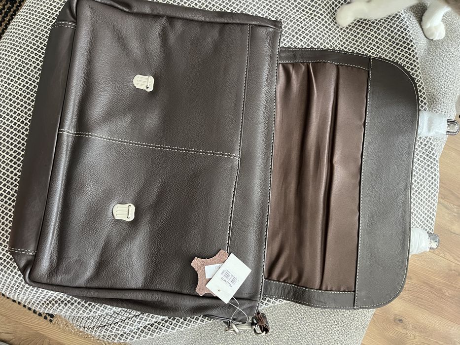 Geantă bărbătească din piele Pellearts