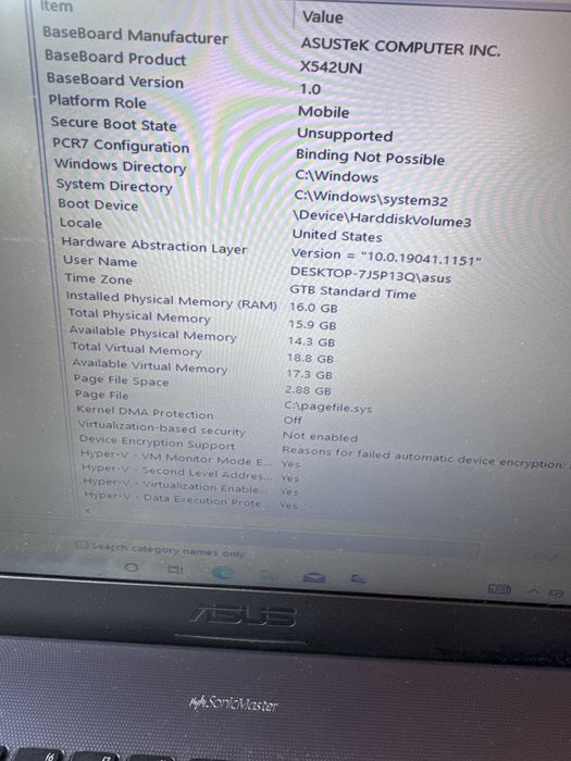 Laptop ASUS folosit