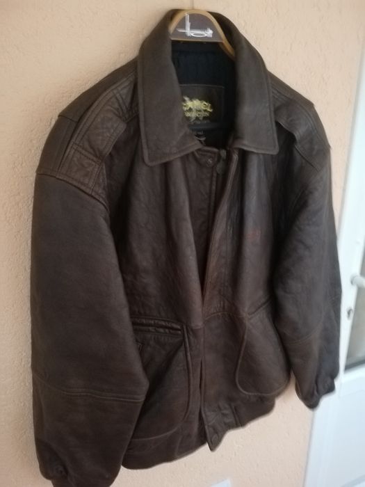 Geaca piele bărbati Camel Xl