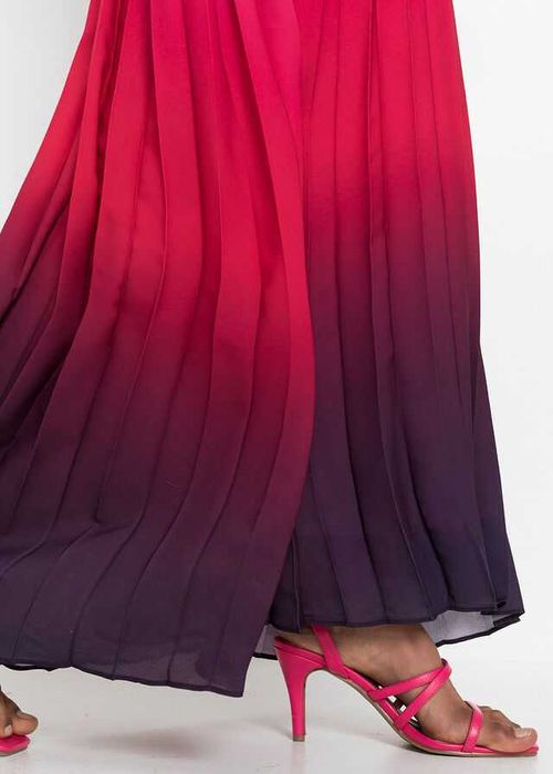 Rochie eleganta de vara în degrade roz