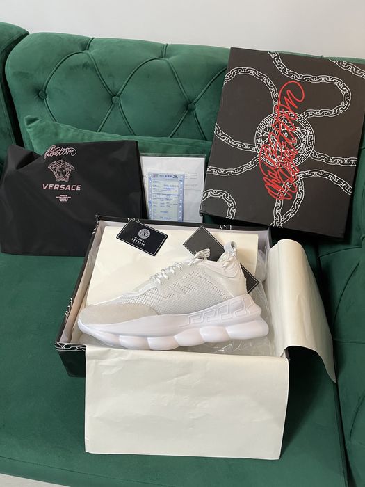 Adidasi Versace Chain Reaction Premium full Box