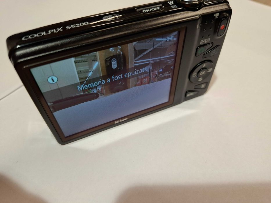 Compact Digital Camera Nikon COOLPIX S5200 Wi-Fi CMOS 16MP - Imprima ora si data
