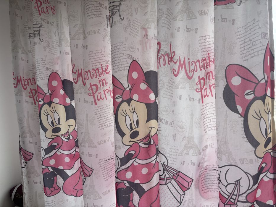 Perdea cu draperie Minnie Mouse