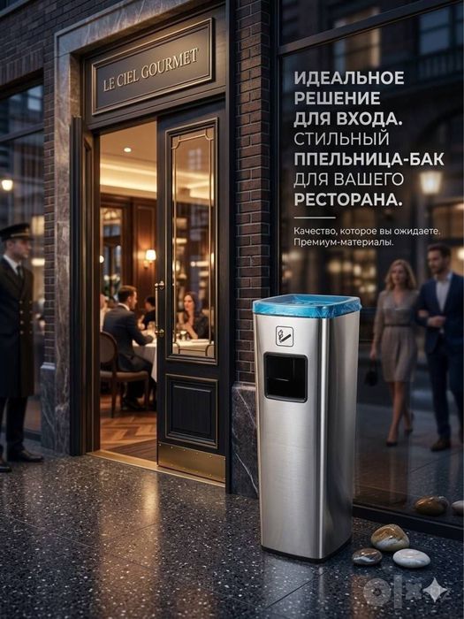 Urna Musor idish Урна