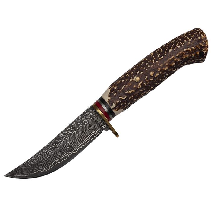 Cutit vanatoare IdeallStore®, Bone Density, 21 cm, teaca piele