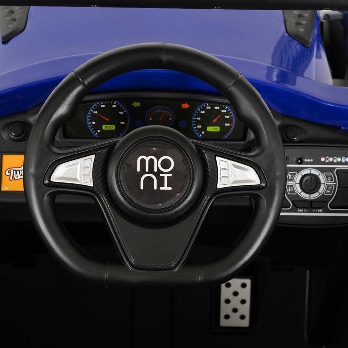 ТОП ЦЕНА!НОВО!Акумулаторен трактор HARVEST BLUE с 12V,дистанционно,USB