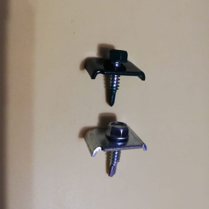 Suruburi autoforante zincate/verzi vopsite in camp electrostatic