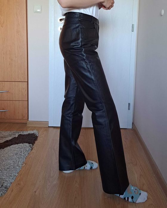Кожен панталон, дамски, М размер