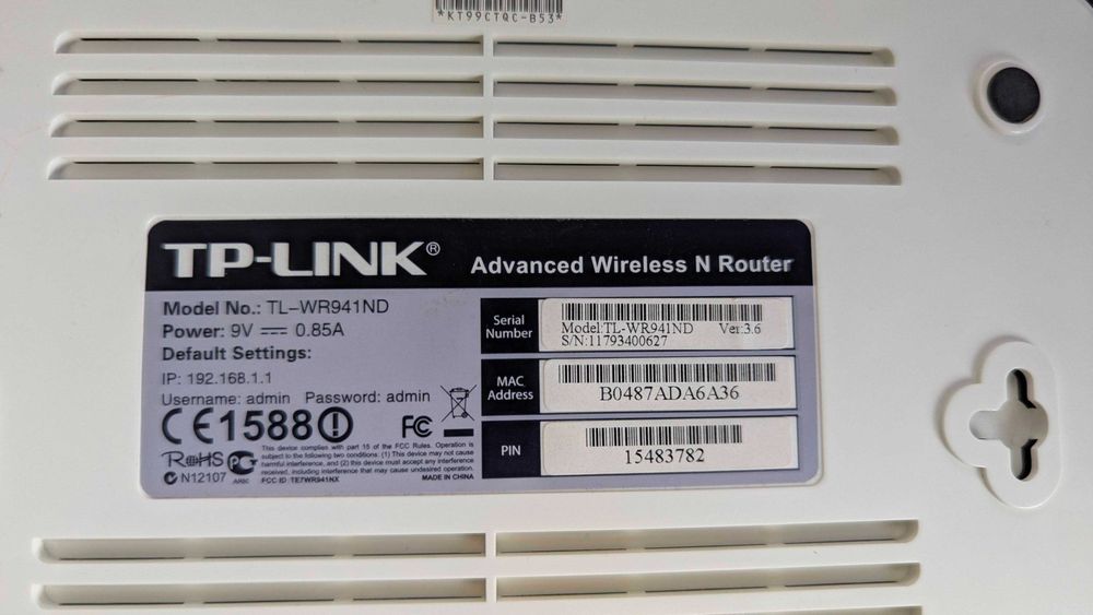 Router wireless TP-LINK TL-WR941ND