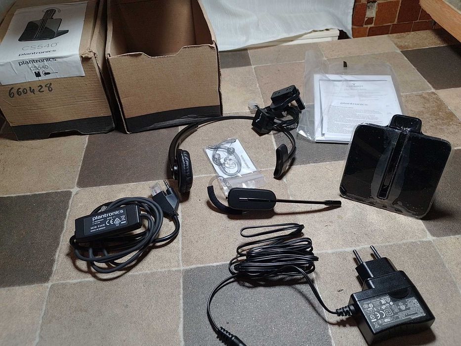 Casti audio wireless Plantronics CS540 / DECT /set 2 bucati