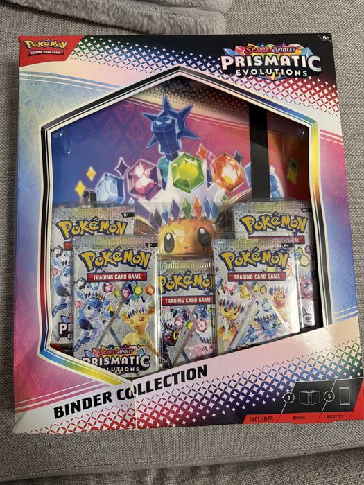 Pokemon TCG Prismatic Evolutions binder collection