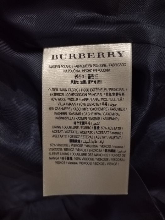 Palton Burberry pentru iarnă