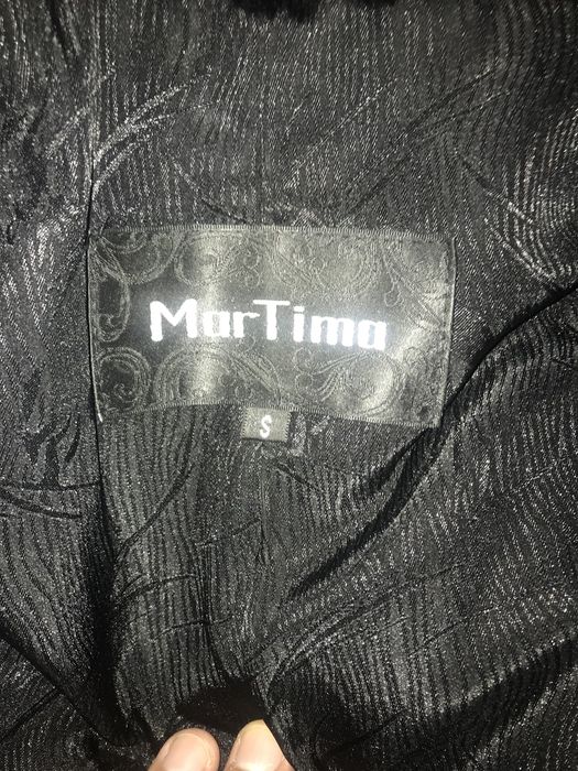 Шуба мутоновая с норкой.