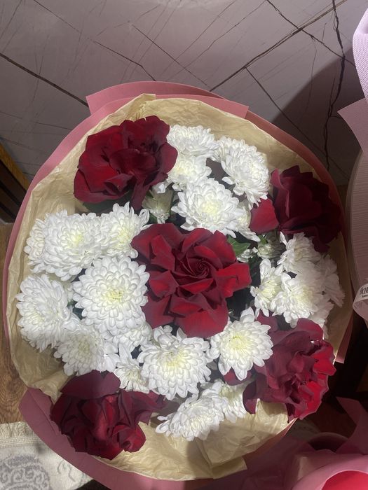 Цветы Хризантема букет