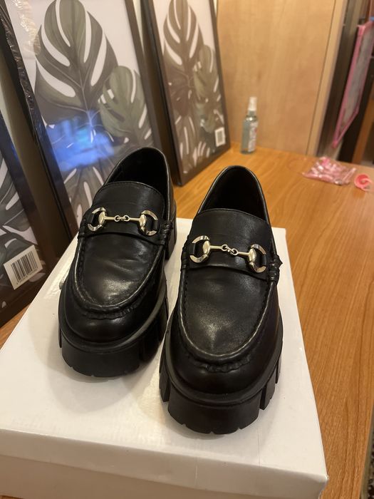 Мокасини от естествена кожа Answear Lab