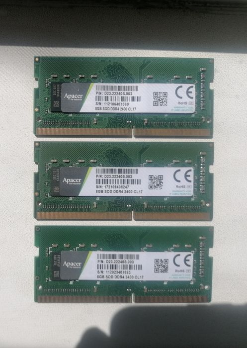 Memorii RAM 8gb DDR 4 de  2400 NOi