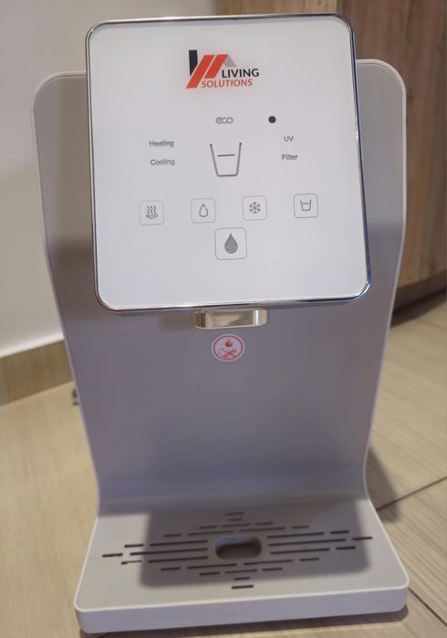 Dozator apa cu sistem de filtrare - LIVING SOLUTIONS JL1645T - Alb