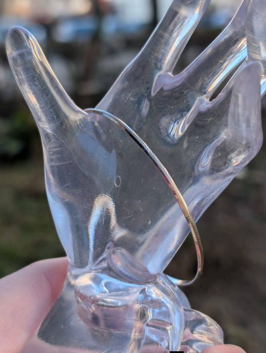 Bratara veche fixa din argint de 835, copii