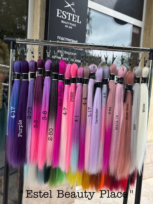 100% Канекалон за плитки , коса за плитки най-висок клас