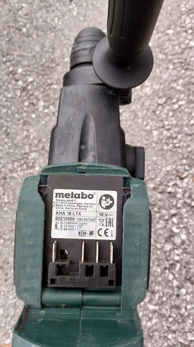 Акумулаторен перфоратор Metabo 18волта