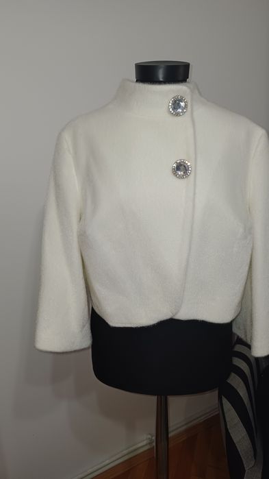 Blanita bolero alb marimea XL