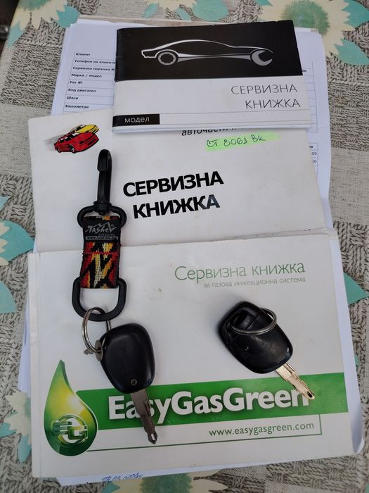 Рено Меган Сценик бензин + газ 1600/107к.с.