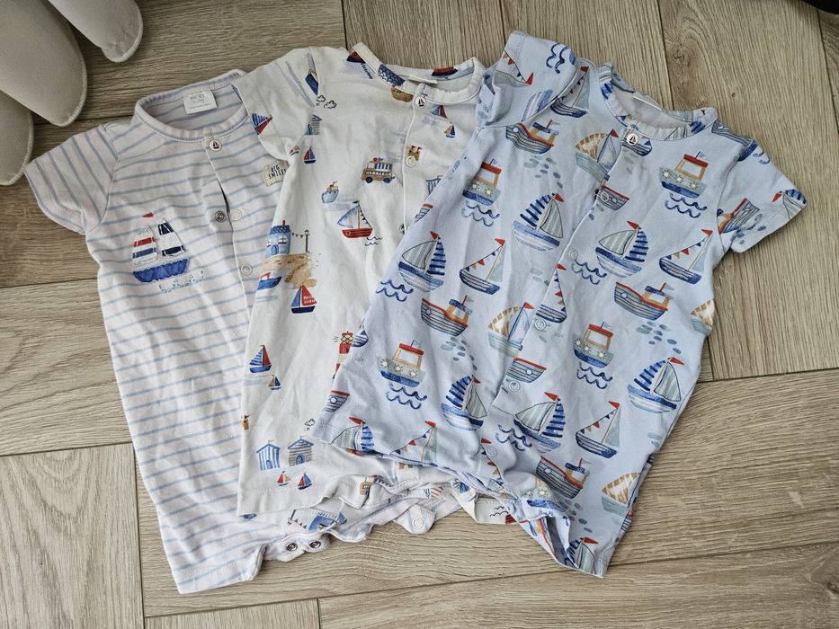 Set salopete vara Next bebe 6-9 luni