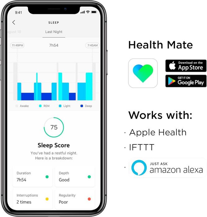 Withings SleepTracking Mat - коврик для отслеживания сна