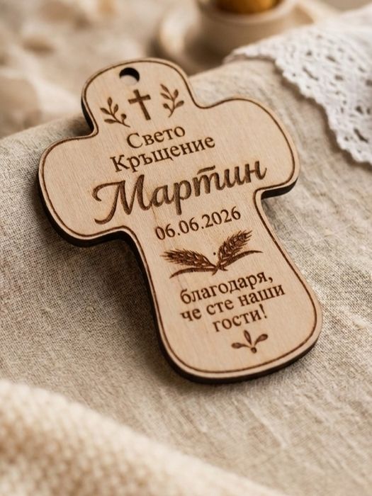 Подаръци за Кръщение, рождени дни и персонализирани изделия по поръчка