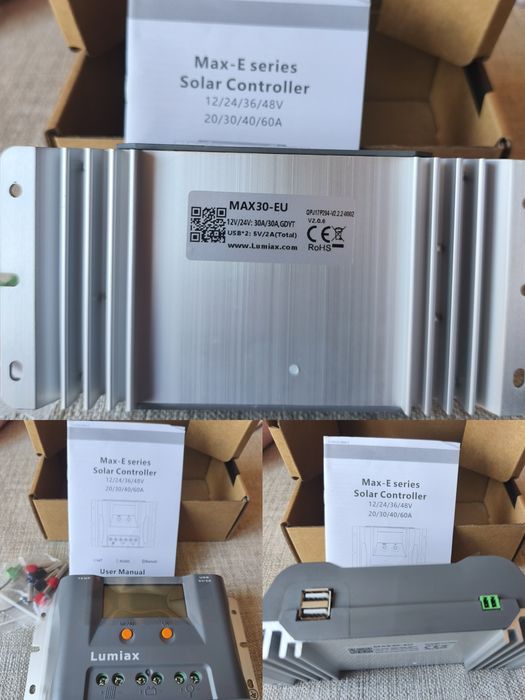 Качествени соларни контролери за зареждане MPPT и PWM от Lumiax