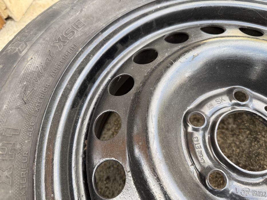 Комплект Гума 195/65R/15 с 15” Джанта 5х110 за -OPEL- 6Jx15H2, ET43