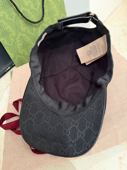 Sapca originala Gucci neagra nouă cu factura
