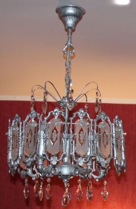 Люстра хрустальная Чехословакия